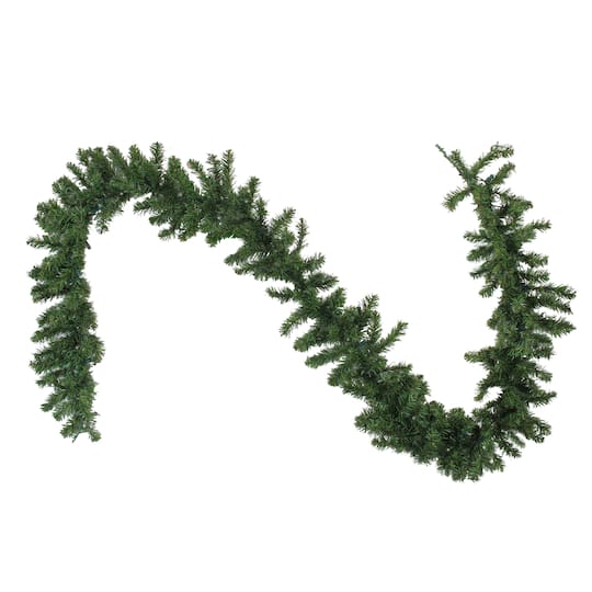 9ft. Pre-Lit LED Artificial Canadian Pine Garland